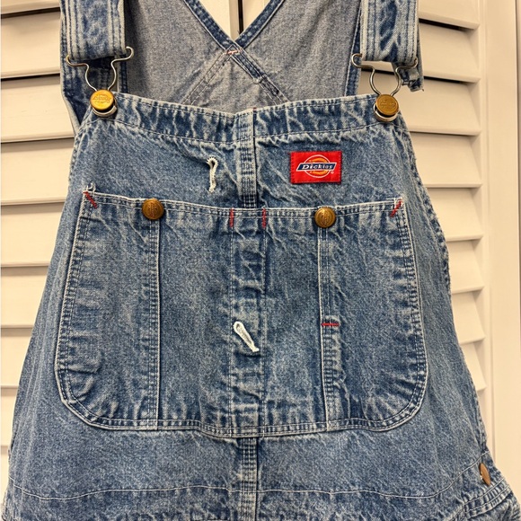 Dickies Stonewashed Indigo Bib Overalls Size 40 X 32 - Picture 6 of 8